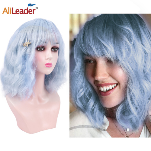 Short Curly Lolita Cosplay Bob Wig With Bangs Supplier, Supply Various Short Curly Lolita Cosplay Bob Wig With Bangs of High Quality