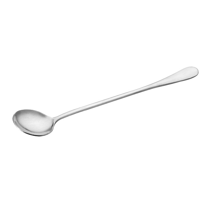 Long Handle Coffee Spoon Stainless Steel Ice Cream Dessert Tea Spoon For Home Outdoor Picnic Flatware Kitchen Accessories