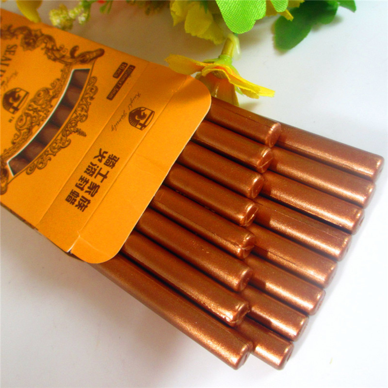16Pcs Vintage Gold Golden Color Sealing Seal Wax Sticks Wicks For Postage Letter Classic Wax Seal Stick Hot Glue Gun For Stamp