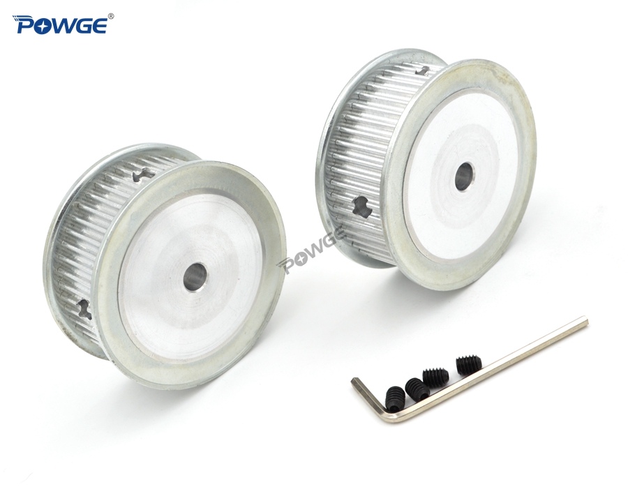 POWGE 60 Teeth HTD 3M Timing Pulley Bore 6/8/10/12/12.7/14/15/17/19/20/22/25mm for Width 15mm HTD3M Synchronous Belt 60T 60Teeth