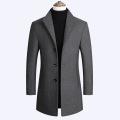 Fashion plus size men's jacket trench coat