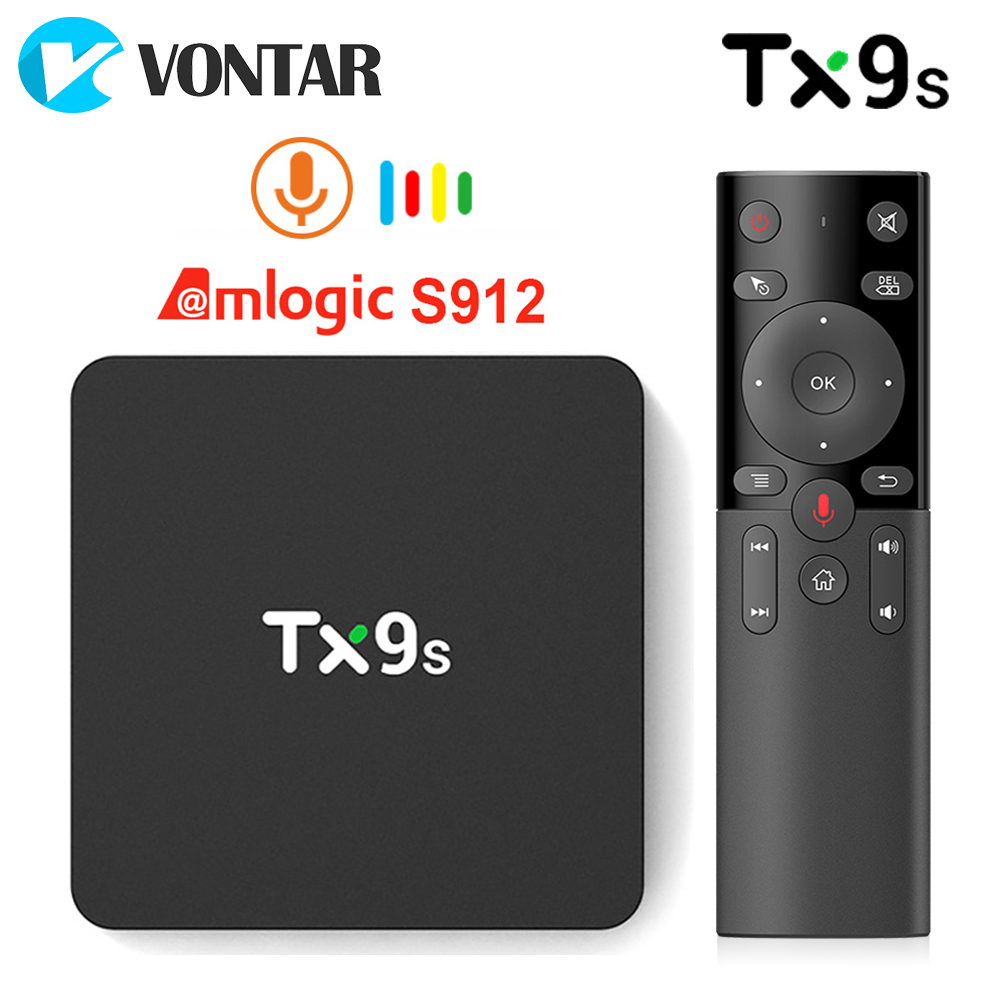2020 TX9S TV Box Amlogic S912 Octa Core 2GB 8GB 4K Set Top Box Wifi Support Youtube Media Player Smart TV BOX Tanix TX9S
