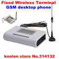 fwt fixed wireless terminal gsm gateway with screen for connecting desktop phone to make phone call or PSTN burglar alarm