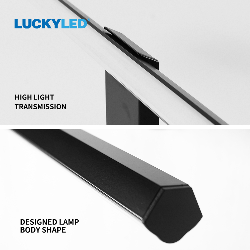 LUCKYLED Dimmable Led Wall Lamp 8W 12W AC85-265V Mirror Light Bathroom Vanity Light Sconce Wall Light Fixture for Living Room