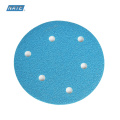 Blue Sandpaper Abrasive Automotive Multi-Holes Sand Disc