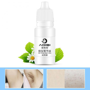 AQISI Hair Removal Organic Permanent Hair Growth Inhibitor 10ml Aftershave Repair Essential Oil Herbal Permanent Nourish Essence