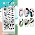 BORN PRETTY Artist Nail Stamping Plates Fashion Design DIY Nail Art Image Print Plates Stainless Steel Manicuring Stencils Tool