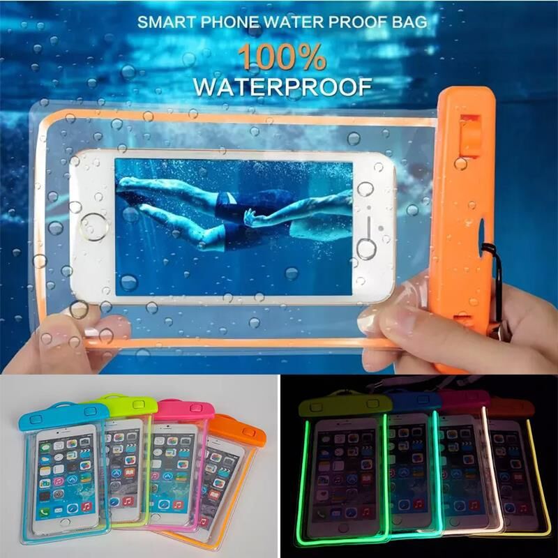 Swimming Bag Waterproof Phone Pouch Drift Diving Gadget Beach Underwater Dry Bag Phone Case Cover Water Sports Beach Pool Skiing