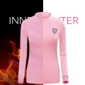 Compression Clothes Tshirt Women Shirts Lady Long Sleeve Warm Tennis Run Shirt Outdoor Sportswear Winter Fleece Golf Tops