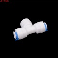 5 PCS 1/4" Male 1/4" Tube OD Hose Type T Qucik Connection RO Water Connector Fittings Joint Reverse Osmosis Aquarium System