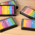 Vintage Colorful Inkpad DIY Scrapbooking Stamps Ink Pad Stationery Decoration Craft Gift Finger Print