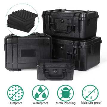 Waterproof Safety Case ABS Plastic Tool Box Outdoor Tactical Dry Box Sealed Safety Equipment Storage Outdoor Tool Container
