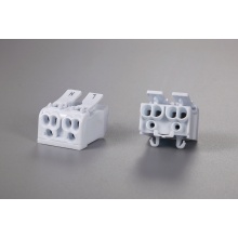 2 Poles Multipolar Wire Connector With Fixed Foot