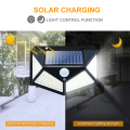 100/114 LED Solar Light Outdoor Waterproof Solar Powered Lamp PIR Motion Sensor Street Light for Garden Decoration 3 Modes