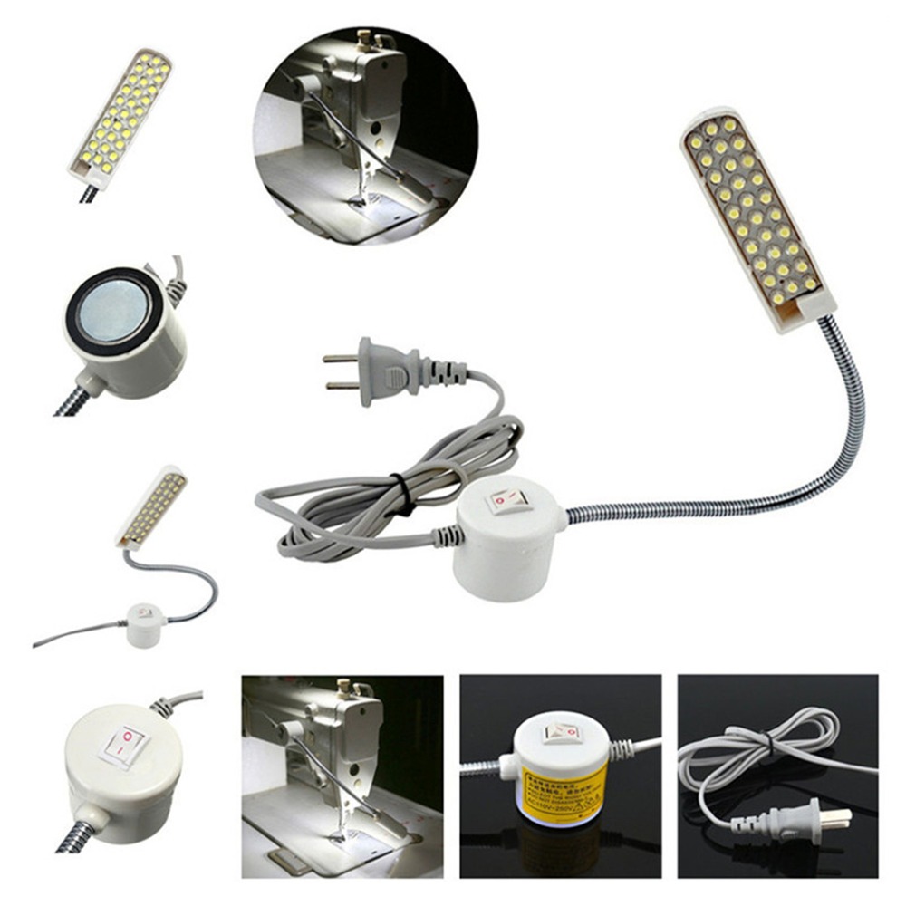 ICOCO LED Light AC Industrial Lamp 220-250V Super Bright 30 LED Lamp Industrial Sewing Machine Light Machine Accessories