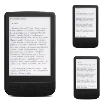 4.3 Inch E-Ink Ebook Reader 800X600 Ereader Electronic Paper Book with Front Light PU Cover(8G)