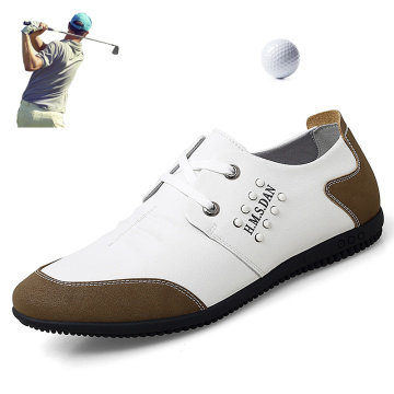 2020 Cow Leather Golf Shoes Men Training Sports Shoes Golf Slip-proof Waterproof Shoes Golf Sneakers Grass Shoes Sports