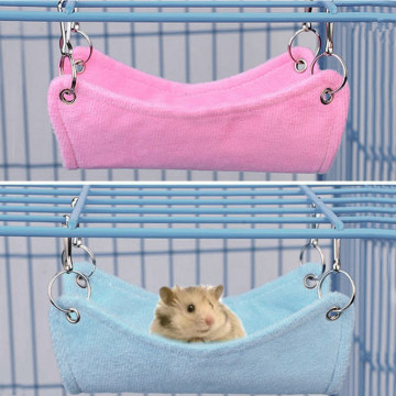 Hammock Pet Hamster Rat Parrot Ferret Hamster Hanging Bed Cushion hamster House Cage accessories for hamsters