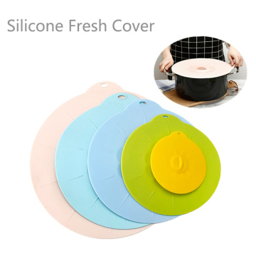 5PCS Lid For The Pan Silicone Lid Spill Stopper Cover For Pot Kitchen Accessories Cooking Tools Flower Cookware Kitchen Gadgets