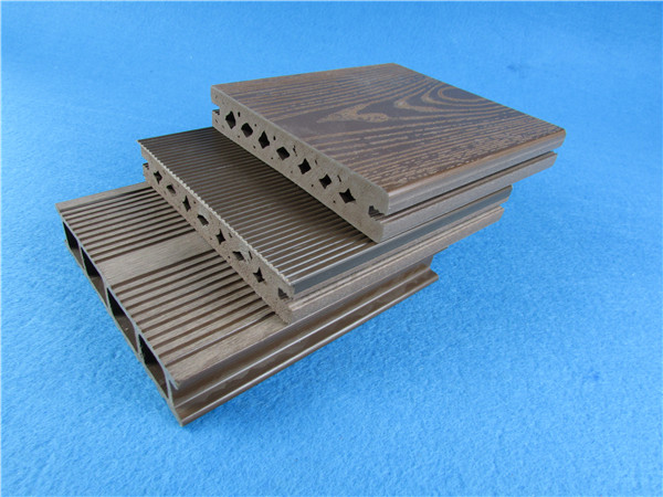 wpc deck square wood colordeck color hollow deck for outside deck