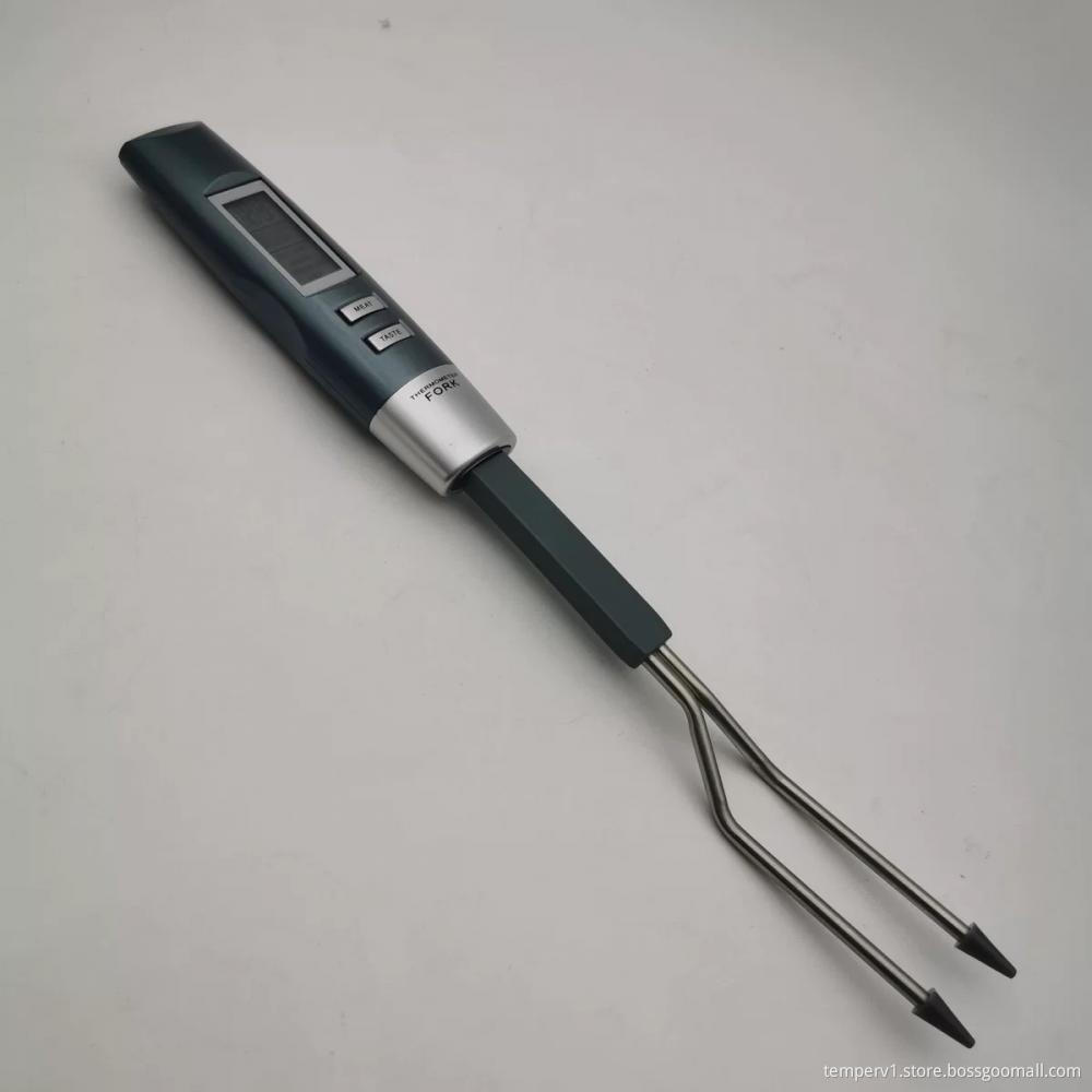 Household Kitchen Outdoor Food Thermometer Fork