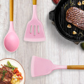 9/10/11/12pcs Silicone Kitchen Set Cooking Tools Utensils Set Spatula Shovel Soup Spoon with Wooden Handle Special Design