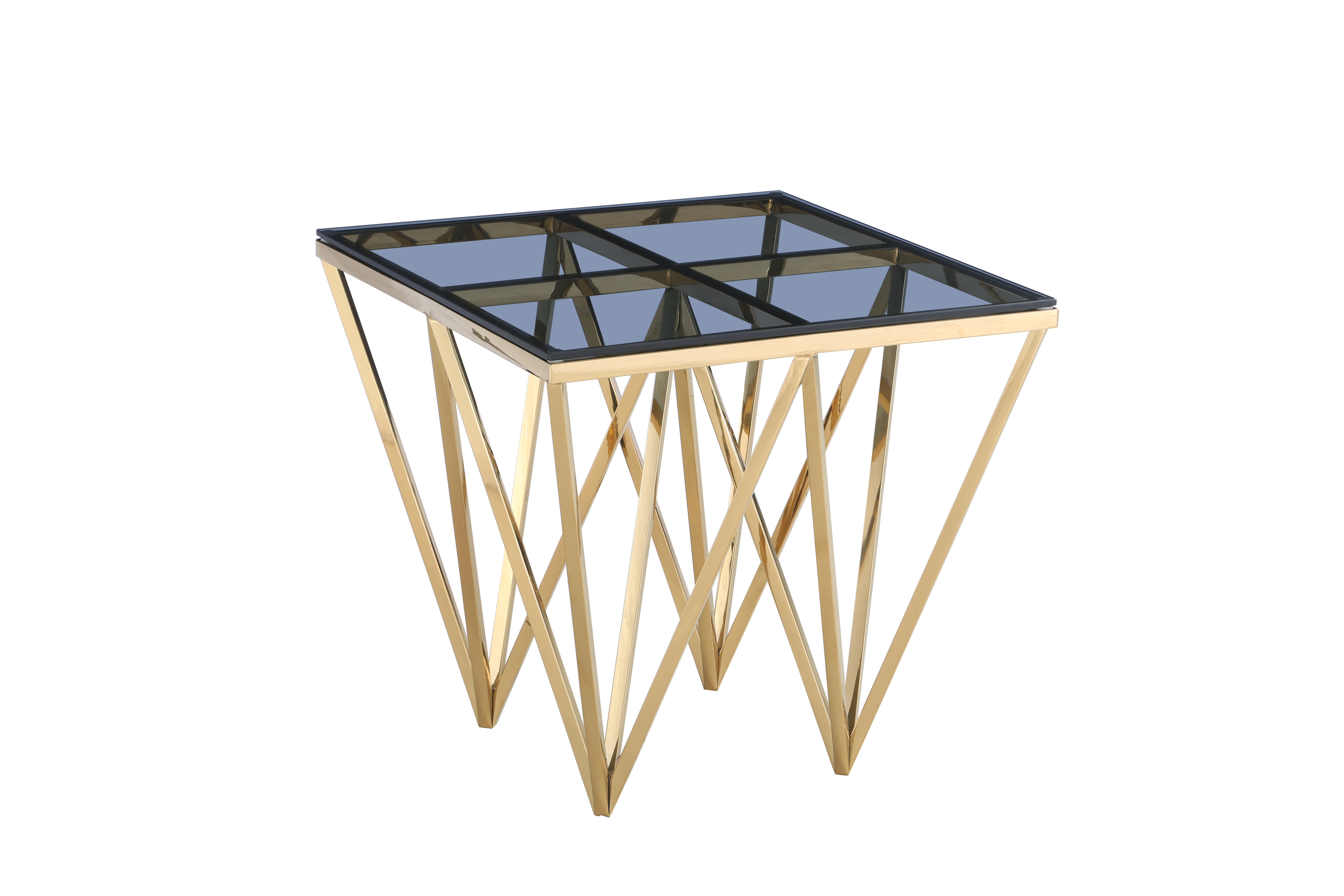 TL-AS15G  glass side table