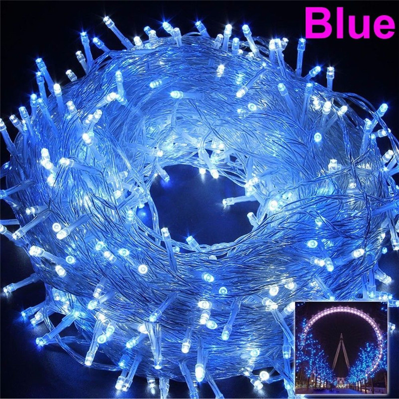 Christmas Outdoor String Lights Garland 5M 10M 20M 30M 50M 100M Waterproof LED Fairy Light for Wedding Party Xmas Holiday Light