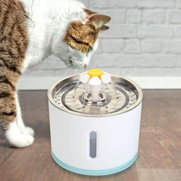 2.4L Automatic Pet Cat Water Fountain USB Cat Drinking Fountain Drinker Feeder Bowl Pet Drinking Fountain Dispenser Dropshipping