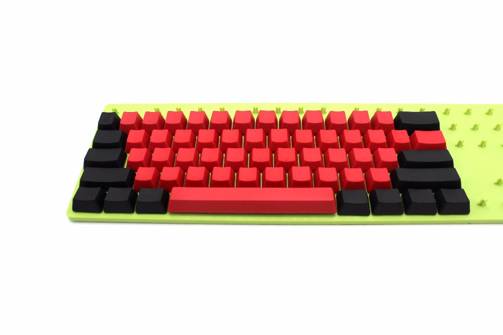 Free Shipping YMDK 104 87 61 Mixed Red Black PBT OEM Profile Keycap For 104 TKL 60% MX Switches Mechanical Gaming Keyboard