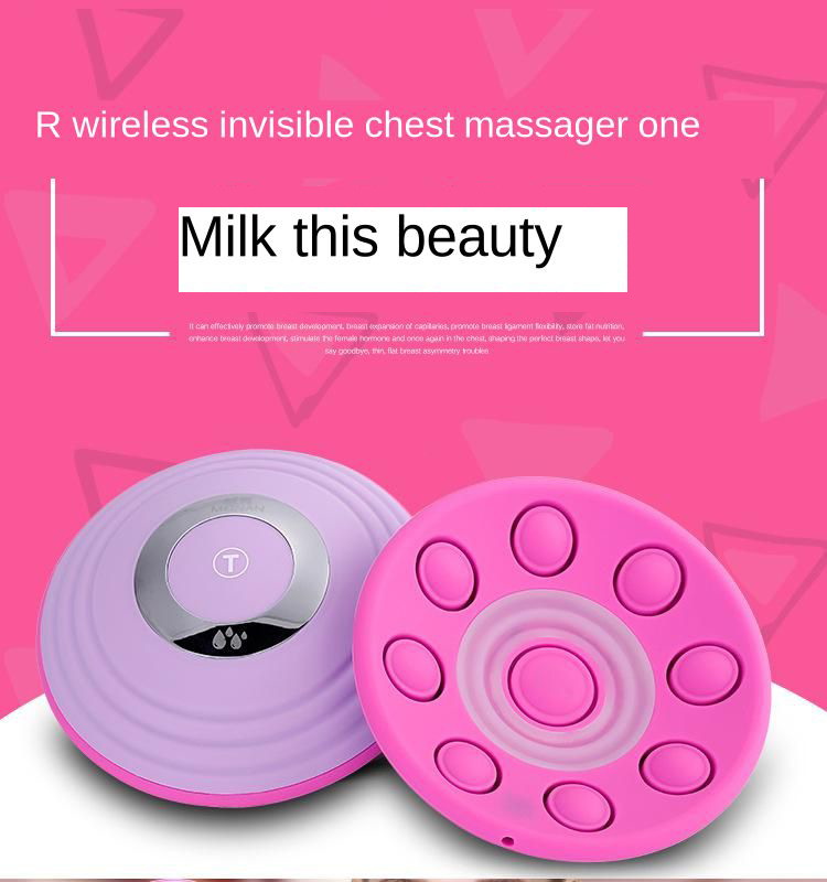 Wireless Breast Enhancement Instrument Breast Massager Chest Massager Instrument Breast Hard Block Dredge Breast Anti-Sagging