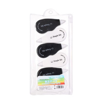 6pcs Mini Correct Correction Tape White Translucent Dispenser Assorted Colors Easy to Use for Working Studying KQS8