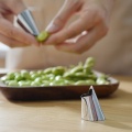 5pcs Stainless Steel Cutting Finger Protector Vegetable Peeling Pine Nuts Pistachio Kitchen Accessories Peeling Tool