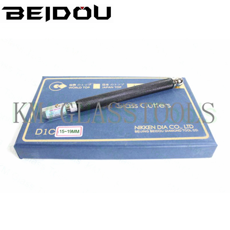 Super qaulity! BEIDOU-NIKKEN DIC Glass Cutter With Copper Handle.Cutting thickness 6-12/15-19/19-25MM.