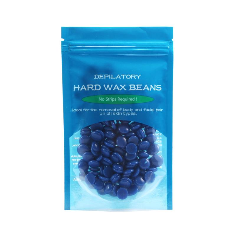 50g Hard Wax Beans Flavor Paper Depilatory Wax Waxing Pellet Body Beauty Bikini Arm Pit Leg Hair Removal Epilation TSLM1