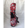 DEZENS NEW Fashion Apple Printed Golf Bag Waterproof canvas Golf stand bag