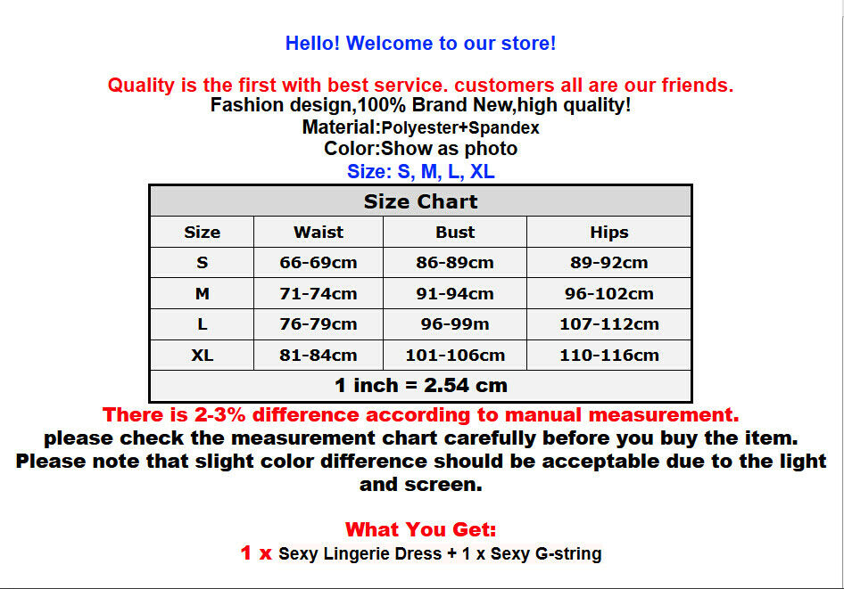 Women Sexy See-through Lace Lingerie Nightwear Underwear G-string Babydoll Sleepwear Erotic Sex Costume Exotic Apparel