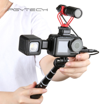 PGYTECH OSMO ACTION DJI Osmo Action Sports Camera Case Cover Case Shell Tripod Mini Selfie Stick Microphone LED Light Accessorie