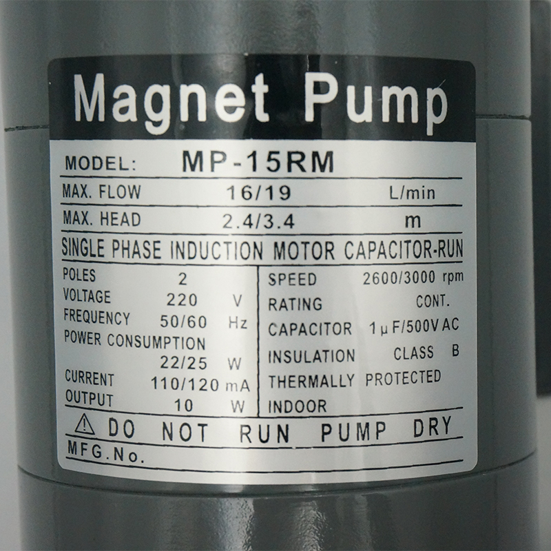 Homebrew Brewing Magnetic Drive Pump 15RM 304 Stainless Steel Head With Plug