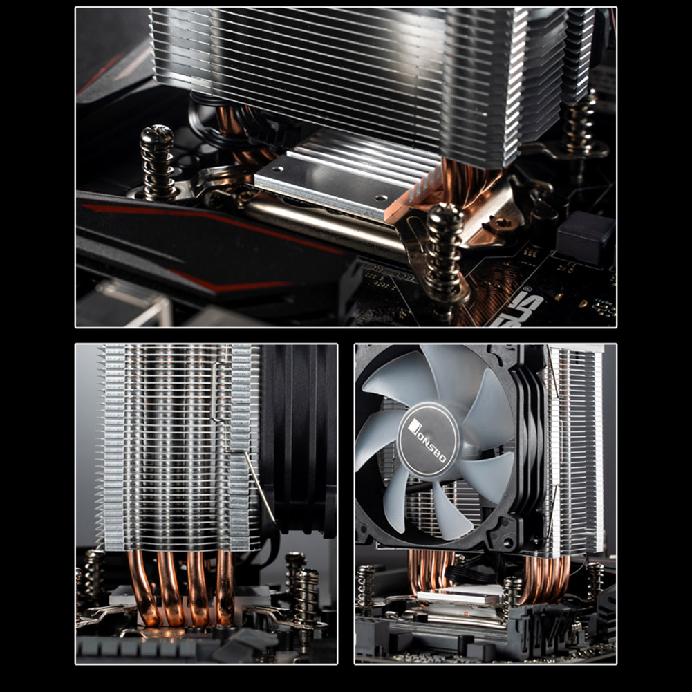 Jonsbo CR-1400 CPU Cooler Radiator 4Pin 12V PWM Computer PC Case Fan 5V 3Pin ARGB 4 Heat-pipes Tower Cooling Fans For Intel AMD