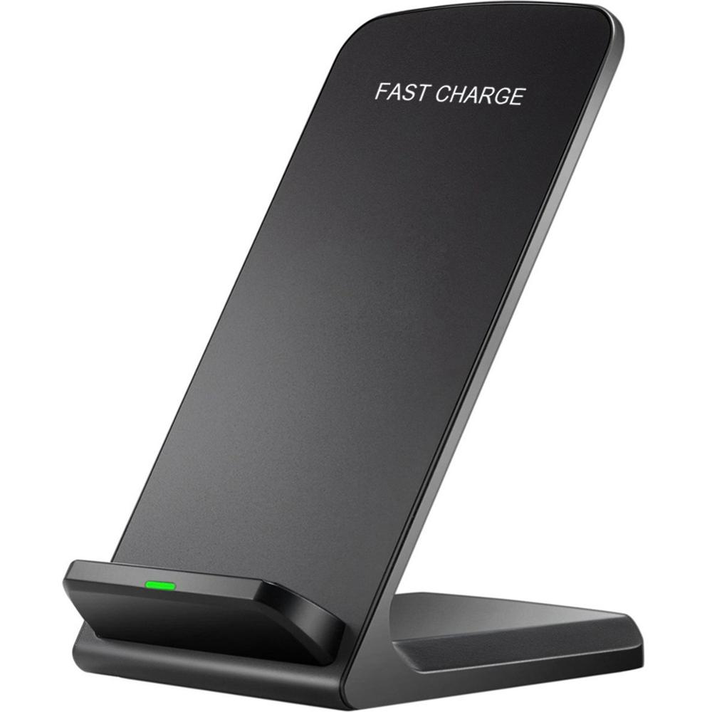 Qi Wireless Charger Stand for iPhone 12 SE2 X XS 8 XR Samsung S9 S10 S8 S20 Fast Wireless Charging Station Phone Charger Stand