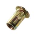 50 pcs M10/M12/M8/M5/M6/M4/M4 Flat Head Rivet Nut Furniture Decoration Instrument (M4)