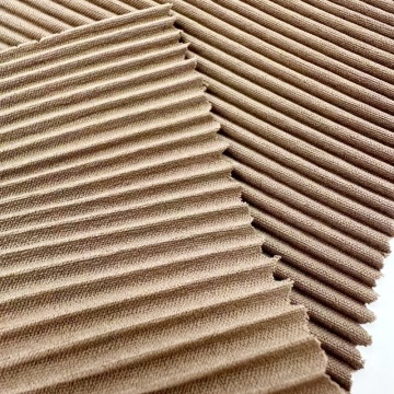 Matte 100% Polyester CEY Pleated Fabric