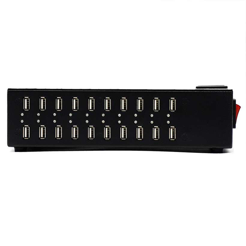 20-port USB charger 200W 
