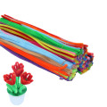 100pcs 30cm Chenille Stems Pipe Cleaners Kids Plush Educational Toy Colorful Pipe Cleaner Toys Handmade DIY Craft Supplies