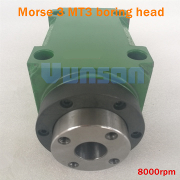 Morse 3 MT3 Taper Chuck 1500W 1.5KW 2hp Power Head Power Unit Machine Tool Spindle Max.8000RPM for Drilling/Boring Machine