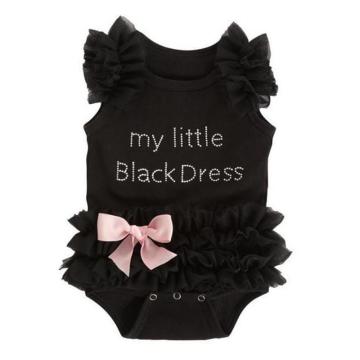 Cute Toddler Baby Girl Romper Jumpsuit Bow-knot Tutu Dress Clothing Outfit NEW
