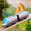 New Electric Train Magnetic Track Hape Steam-era Freight Train Classic Children's Locomotive Toy For Thomas Brio Wooden Track