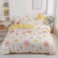 Pastoral Bedding Sets,220x240 Duvet Cover Set With Pillowcases ,200x200 Quilt Cover, Flower Pattern King Size Bed Cover 2020