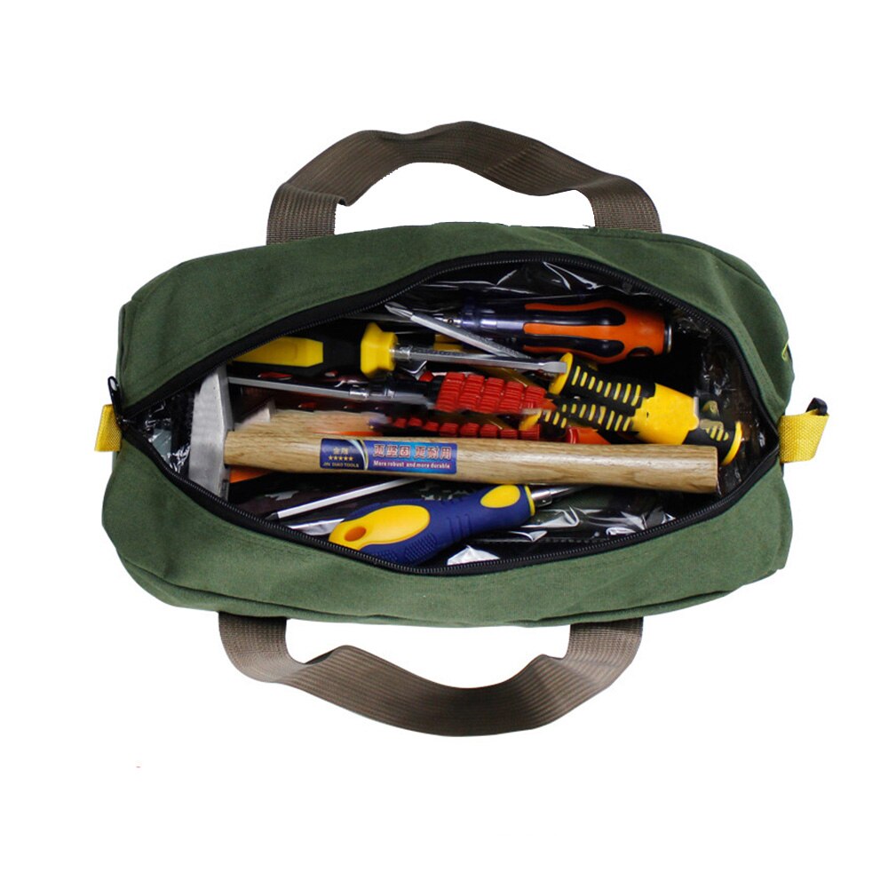 Portable Tool Kit Wrenches Screwdrivers Pliers Metal Parts Storage Bag Multi-function Canvas Waterproof Storage Hand Tool Bag